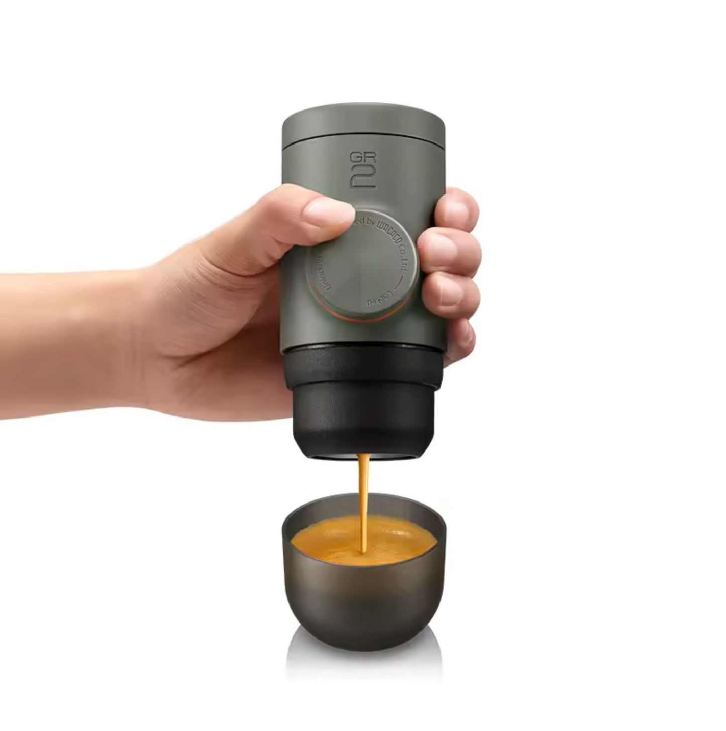 WACACO Minipresso GR2, Espresso Machine for Outdoor Compatible Ground Coffee,
