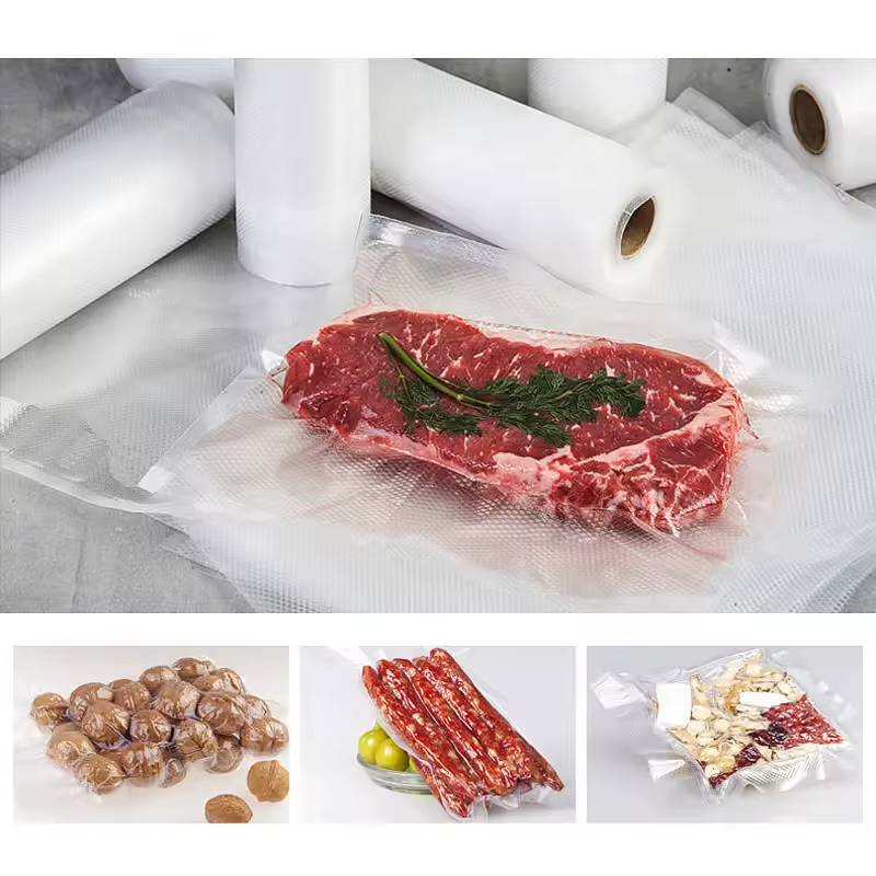 BPA-free Food Vacuum Roll Bags for Sous Vide Cook Storage Packaging bag for Vacuum Sealer Meat Fruits Vegetables 500cm/Rolls