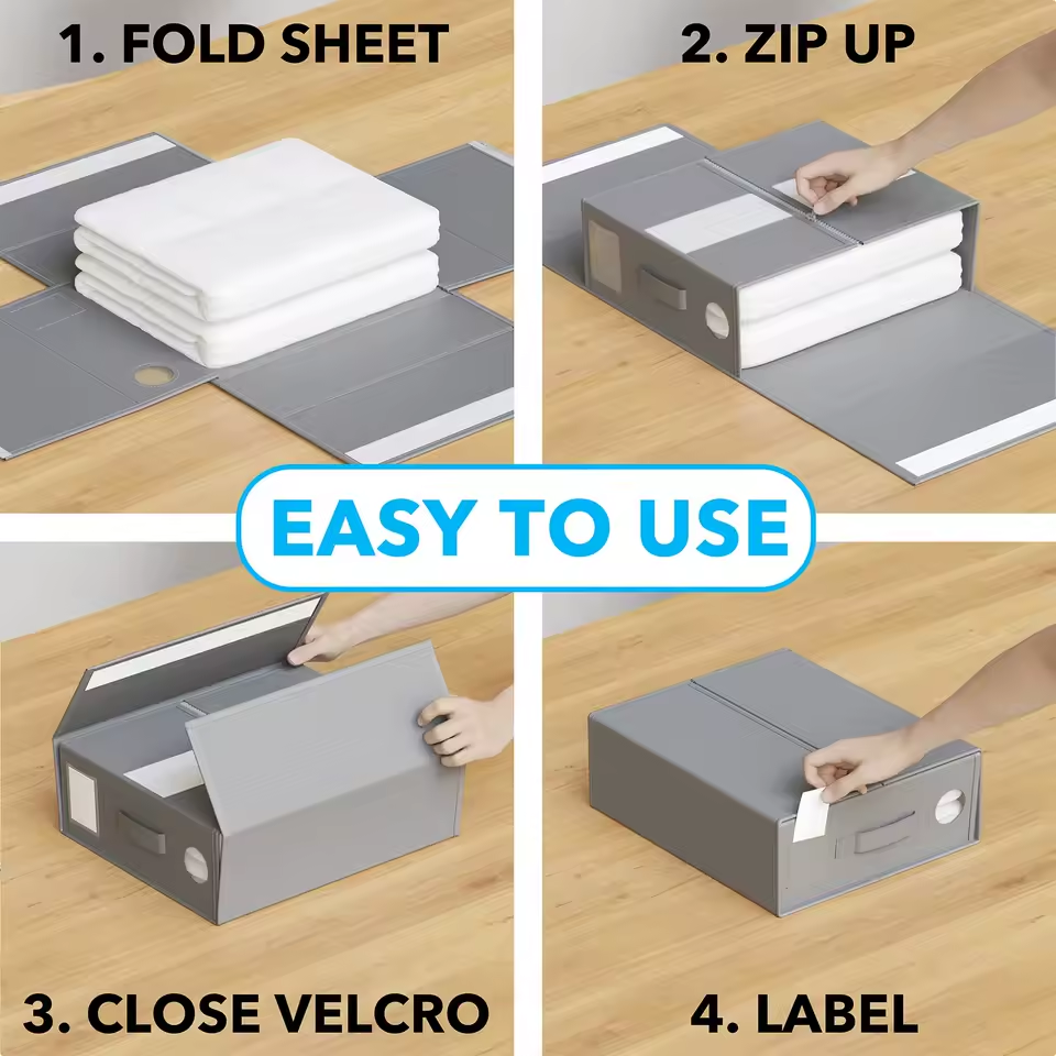 Organizer Box Wardrobe Organizer for storing bedding My Store TechSavvy Home