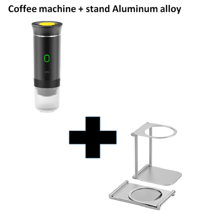 TechSavvy Home™ Wireless Portable Coffee Maker KF-JN-02 Espresso Coffee Maker For Car Home Camping Coffee Maker 3-in-1 Capsule Powder Travel Coffee Maker