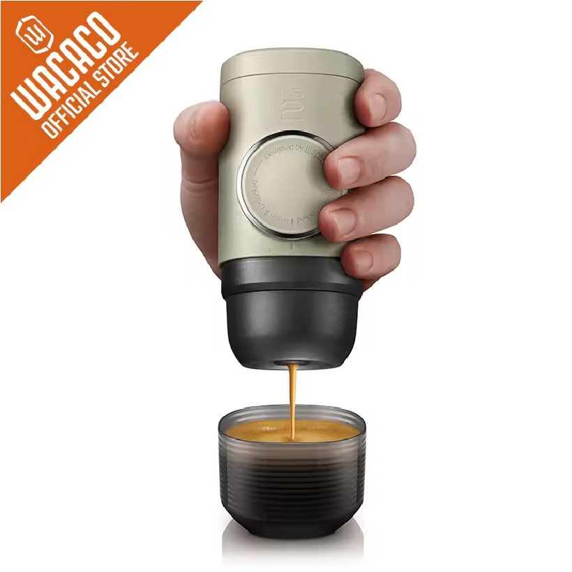 WACACO Minipresso NS2, Portable Espresso Maker, Compatible NS Capsules*, Manually Operated, Coffee Machine, Gift