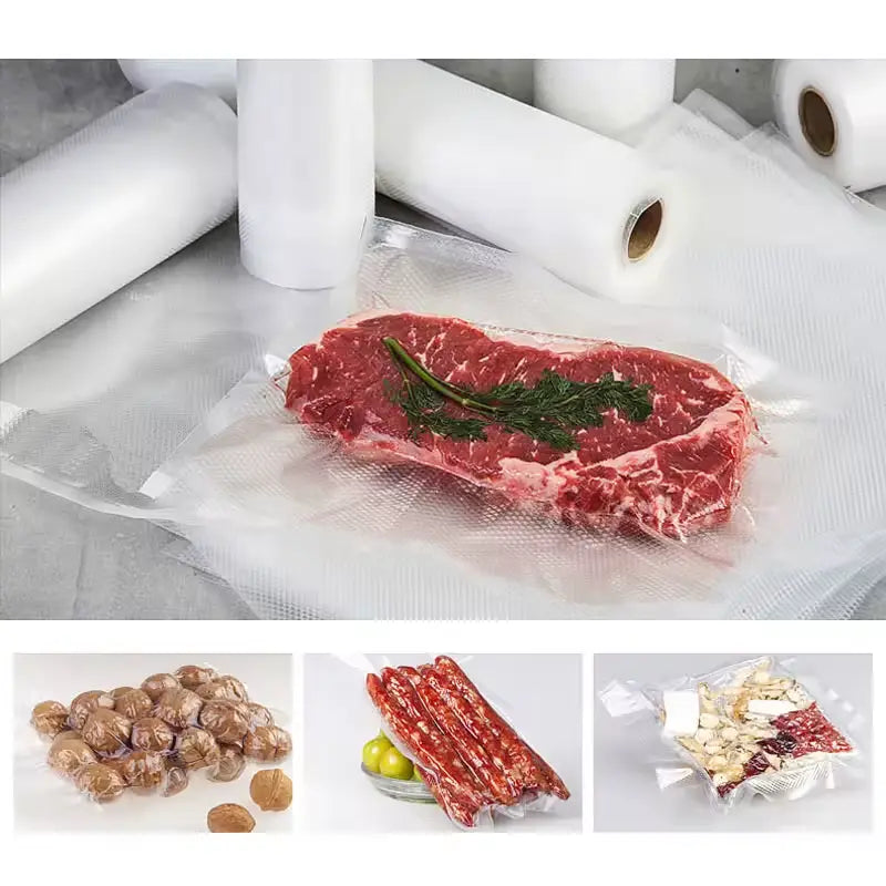 BPA-free vacuum bags for Sous Vide Cook Storage Packaging bag for Vacuum Sealer Meat Fruits Vegetables 500cm/Rolls My Store TechSavvy Home