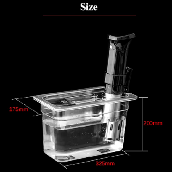 Sous Vide Cooker Container With two Sizes 6L  For Immersion Circulators Sous-Vide Machine Food Grade PC Material