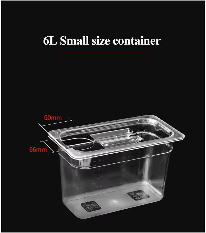 Sous Vide Container With two Sizes 6L My Store TechSavvy Home