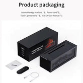 Ultrasonic air humidifier Cool Mist Maker Fogger Led Essential Oil Flame Lamp Difusor My Store TechSavvy Home